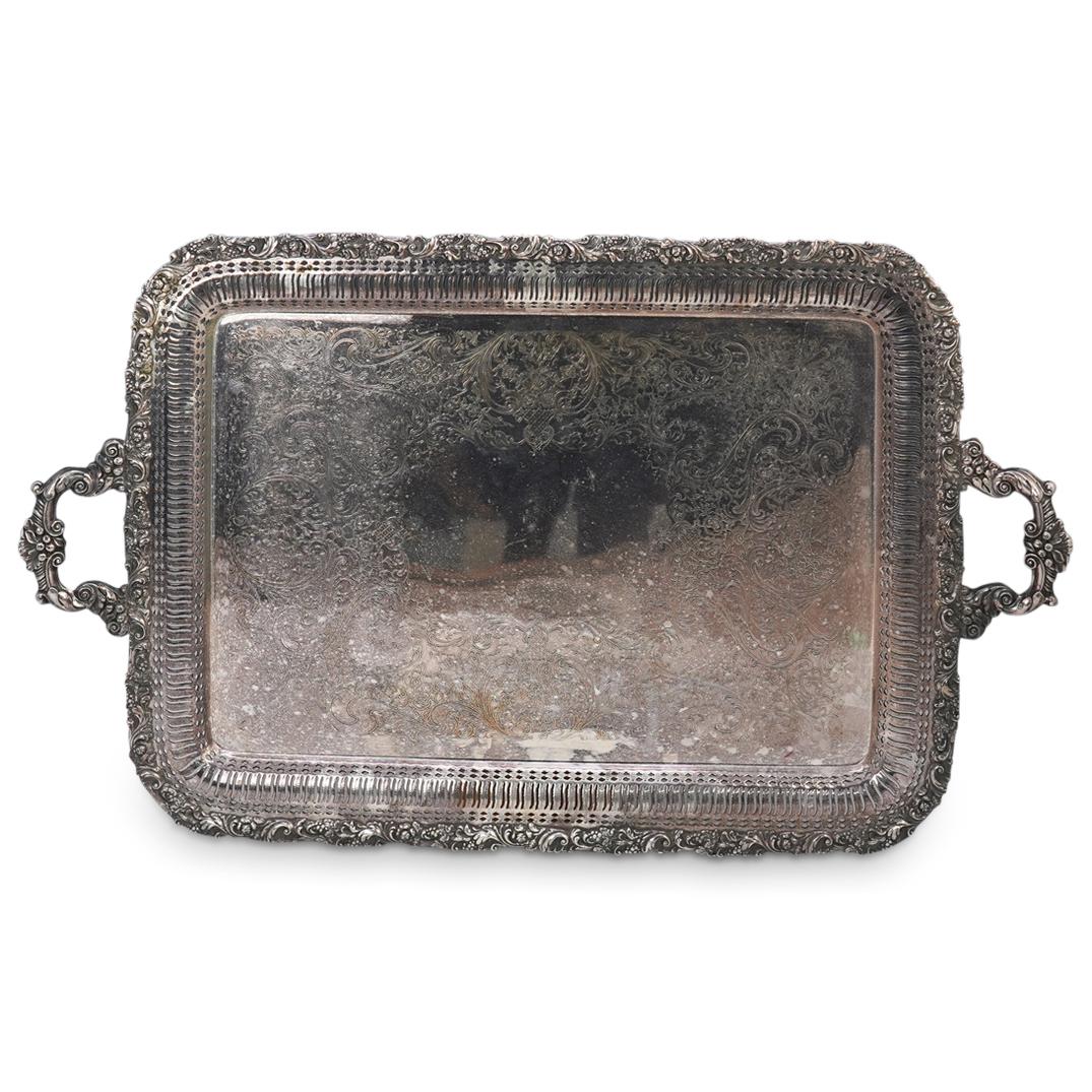 Wilcox Silver Plate Handled Tray (1 of 6)