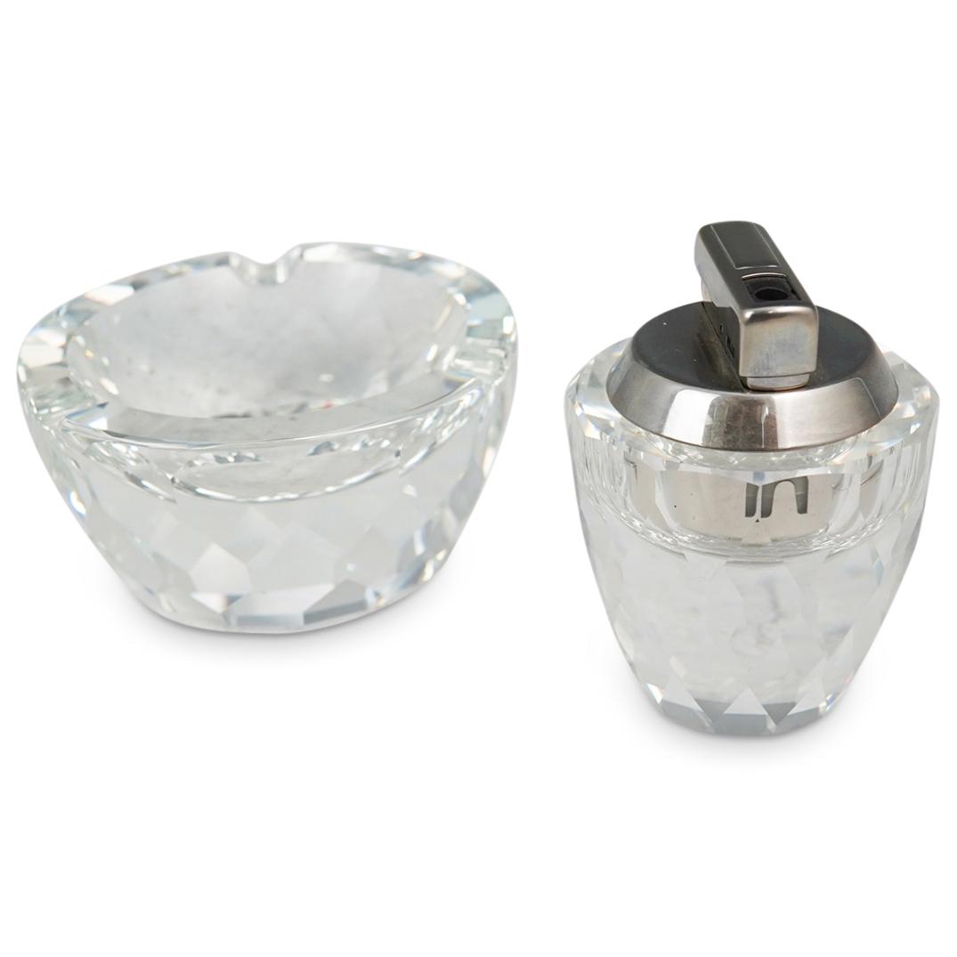 (2 Pc) Swarovski Silver Crystal Set (1 of 5)