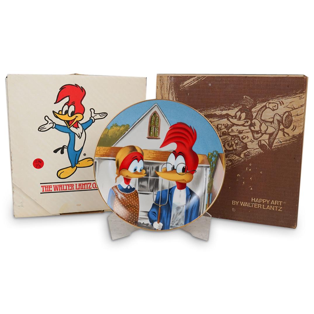 (3 Pc) Woody Woodpecker Porcelain Plates Set (1 of 4)