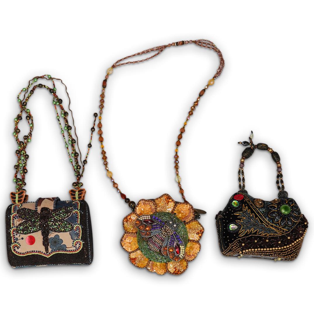 (3 Pc) Ladies Beaded Bag Grouping Set (1 of 6)