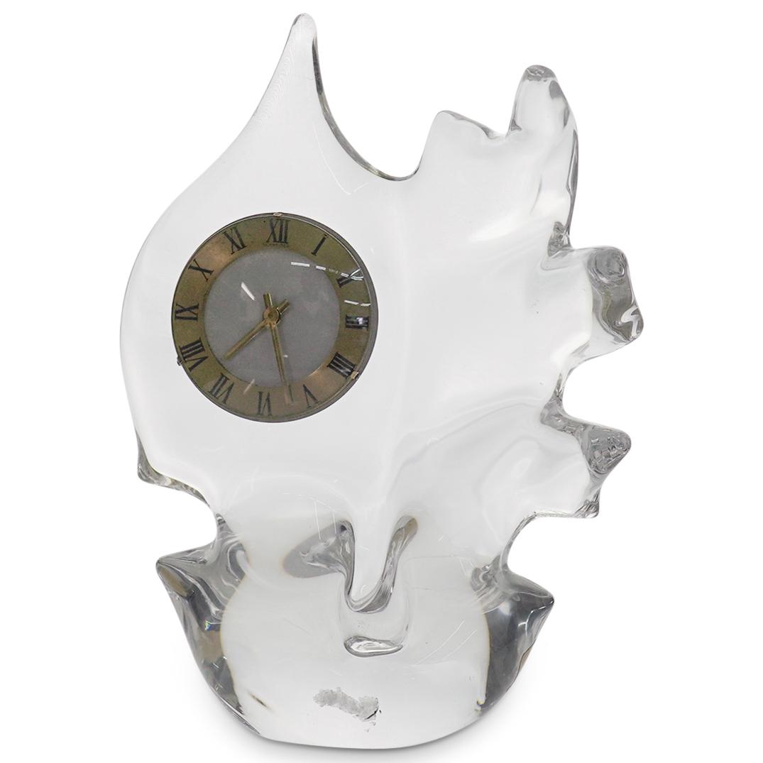French Schneider Crystal Mantel Clock (1 of 4)