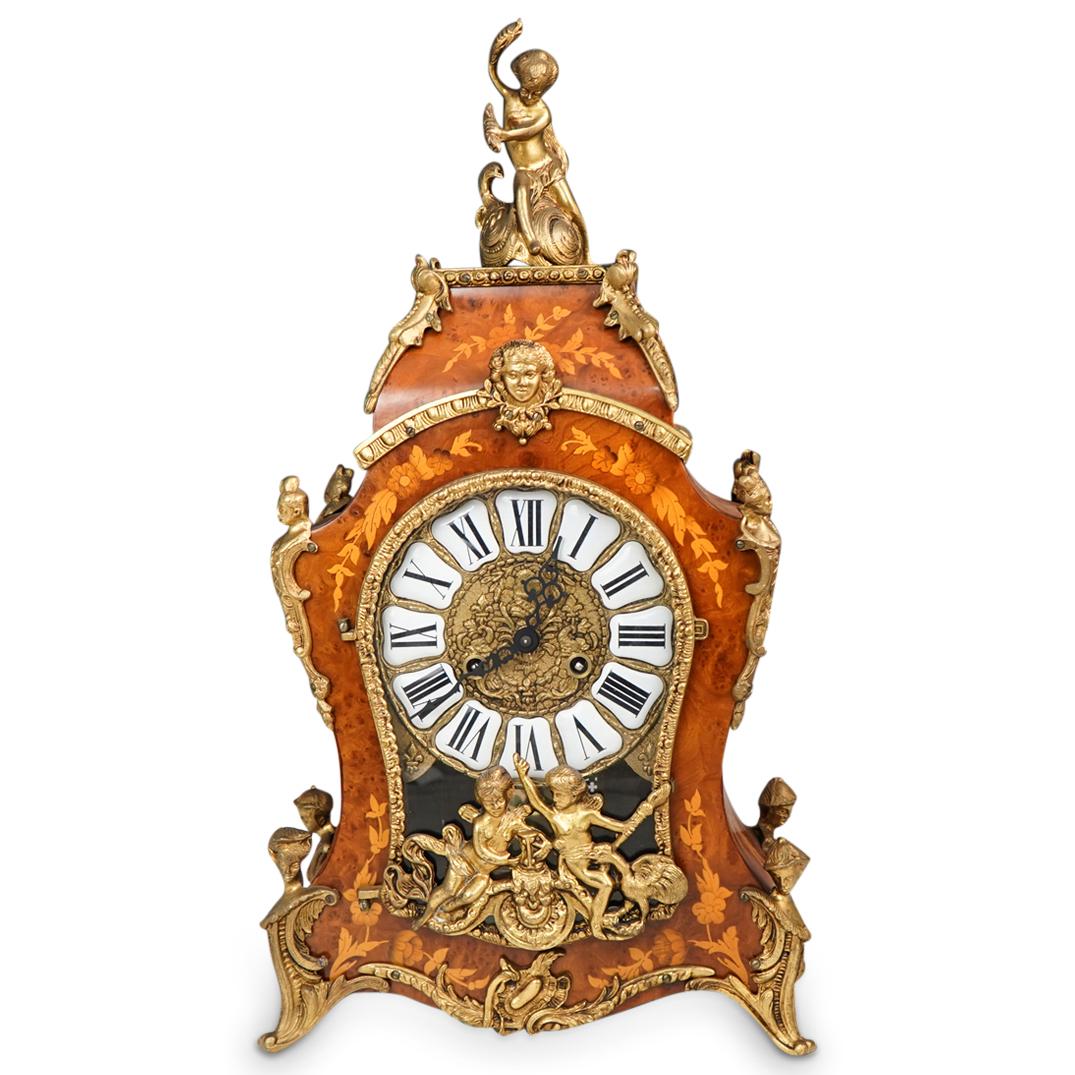 Boulle Style German FHS Mantel Clock (1 of 11)