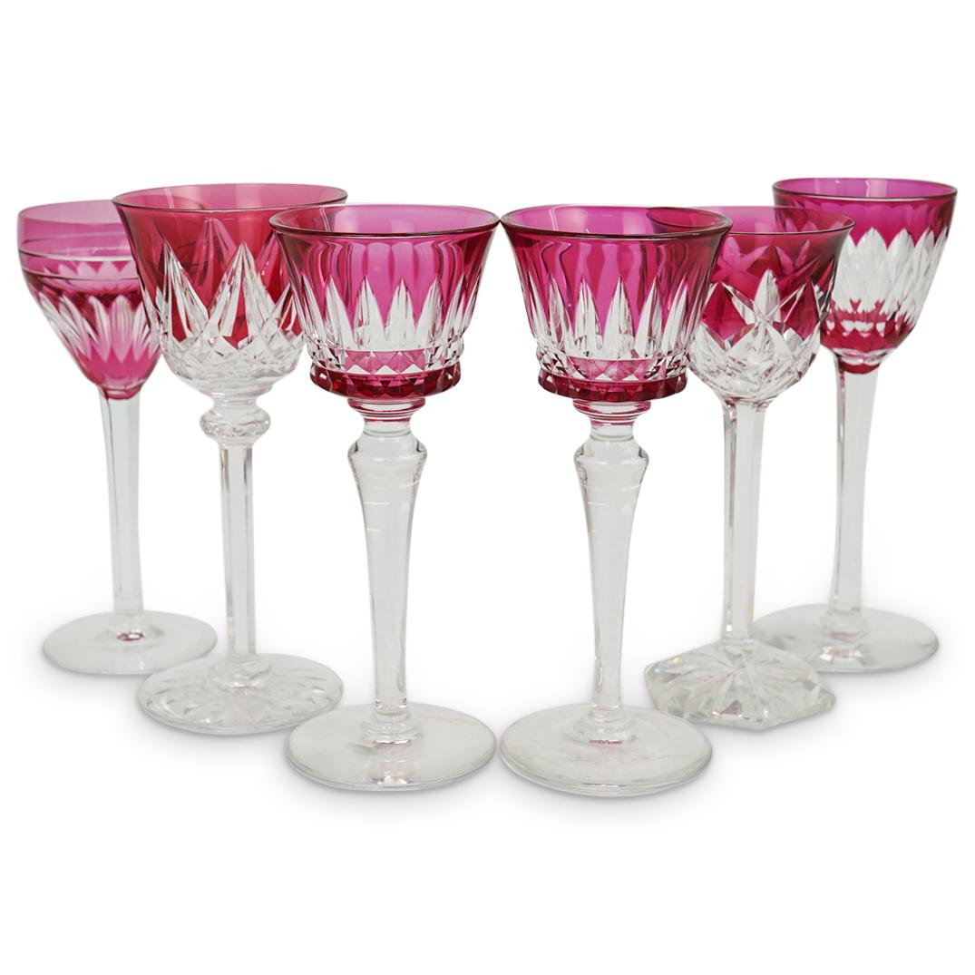 (6 Pc) Lot of Baccarat & St. Lambert Color Crystal (1 of 7)