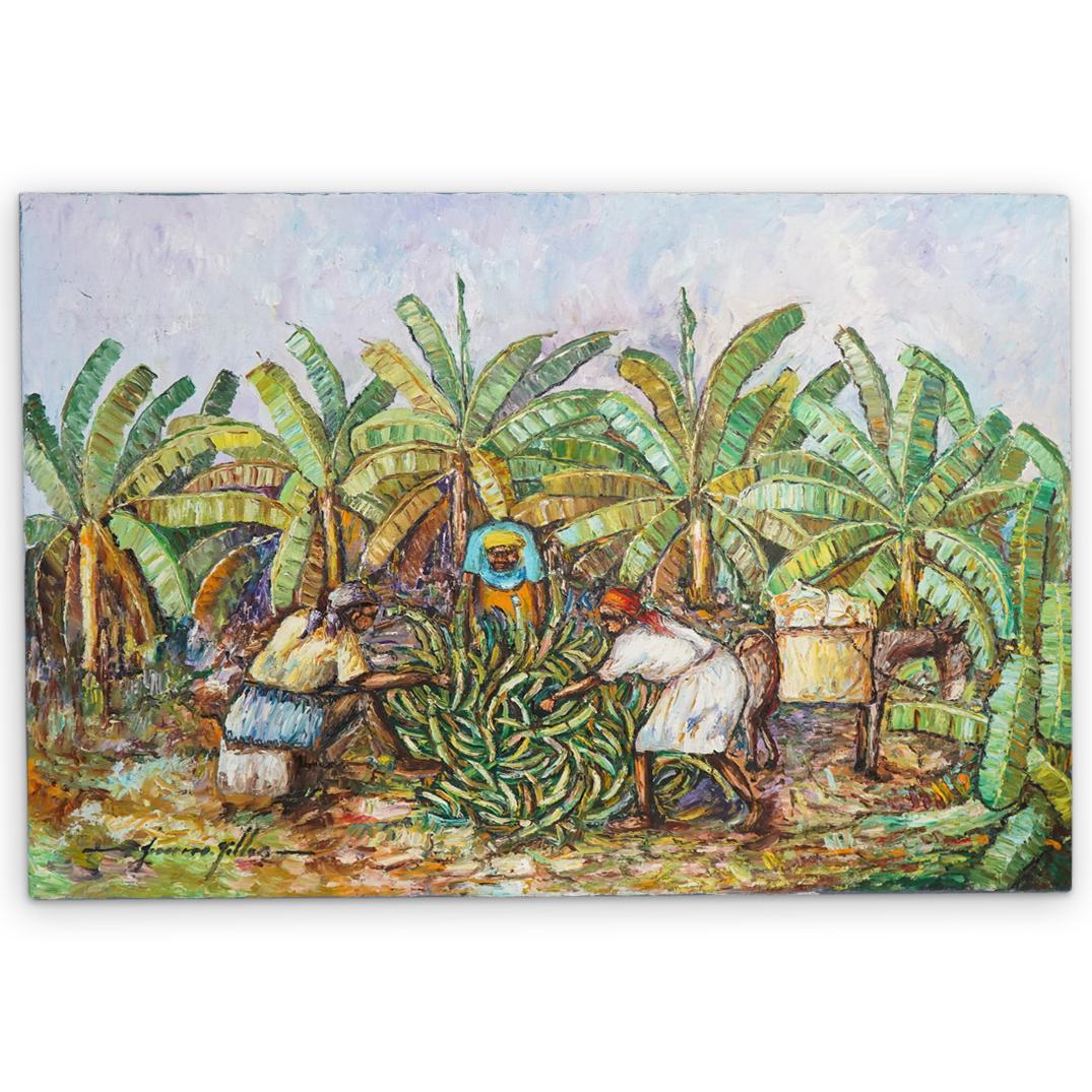 Jean Madsen Gilles (Haiti, 20th c.) Original Painting (1 of 3)