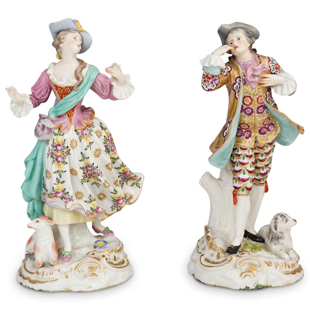Pair Of Chelsea Porcelain Figurines (1 of 10)