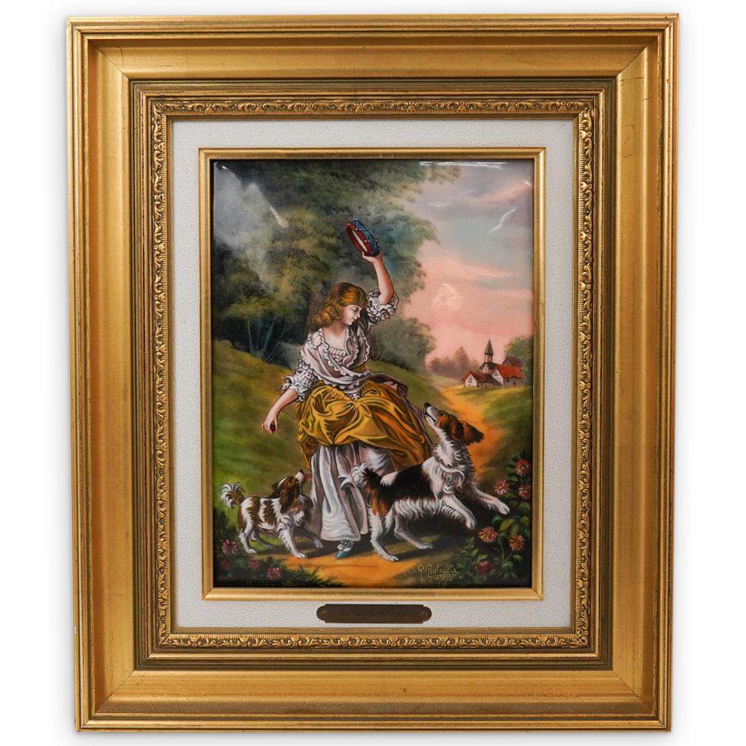 P. Pestoueix Limoges Enamel Over Copper Plaque (1 of 6)