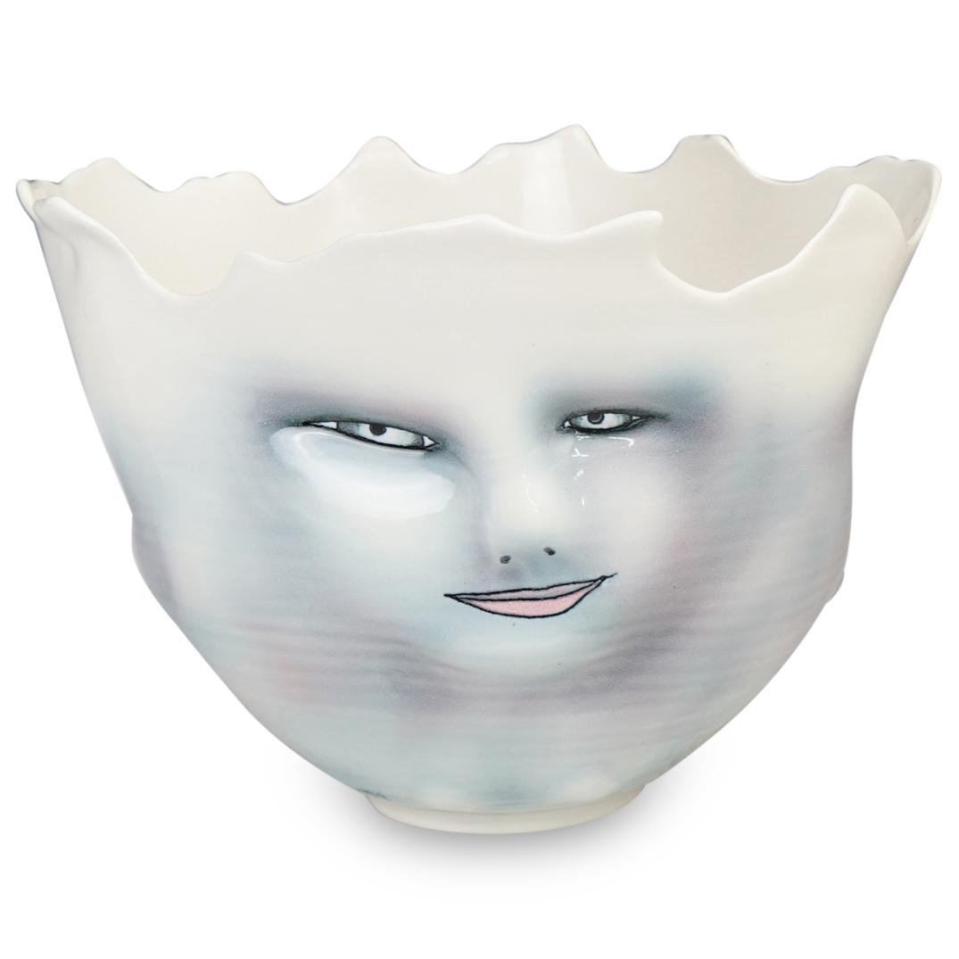 Bing Gleitsman Porcelain Face Vase (1 of 5)