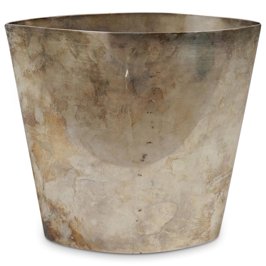 Designer French Silver Plated Vase (1 of 3)