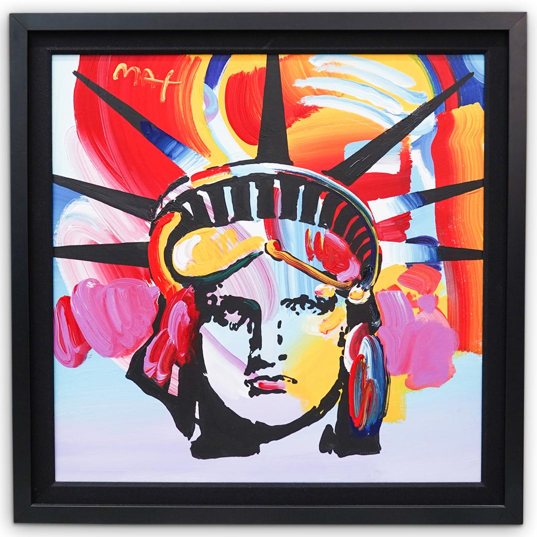 Peter Max (American b. 1937) "Delta" Acrylic On Canvas (1 of 8)