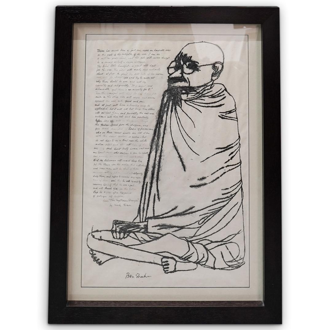 Ben Shahn (American, 1898â€“1969) Gandhi And "The (1 of 4)
