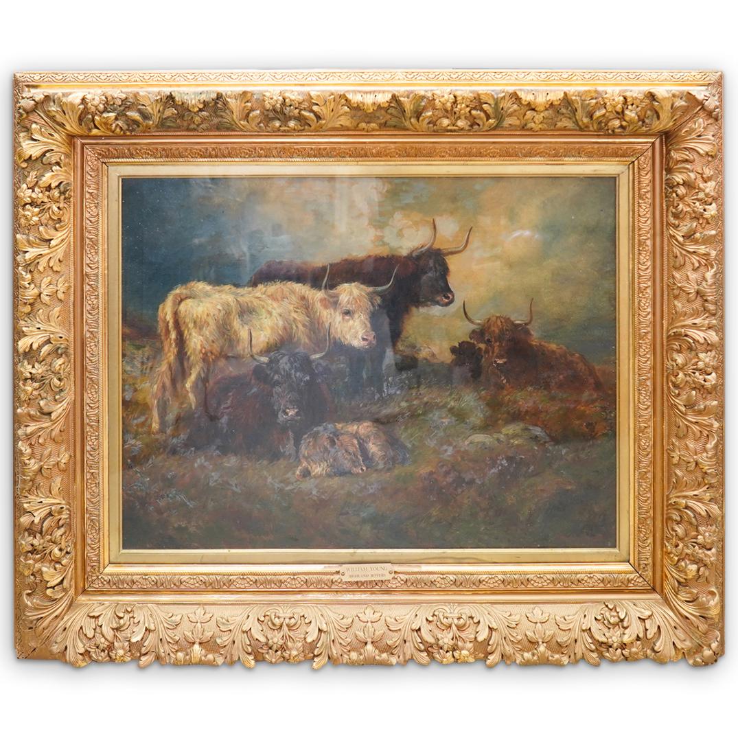 William Young "Highland Rovers" Oil Painting (1 of 9)