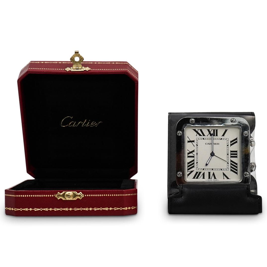 Cartier "Santos" Travel clock (1 of 5)
