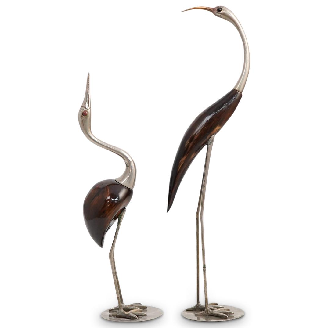 Italian De Stijl Mid Century Crane Sculptures (1 of 8)