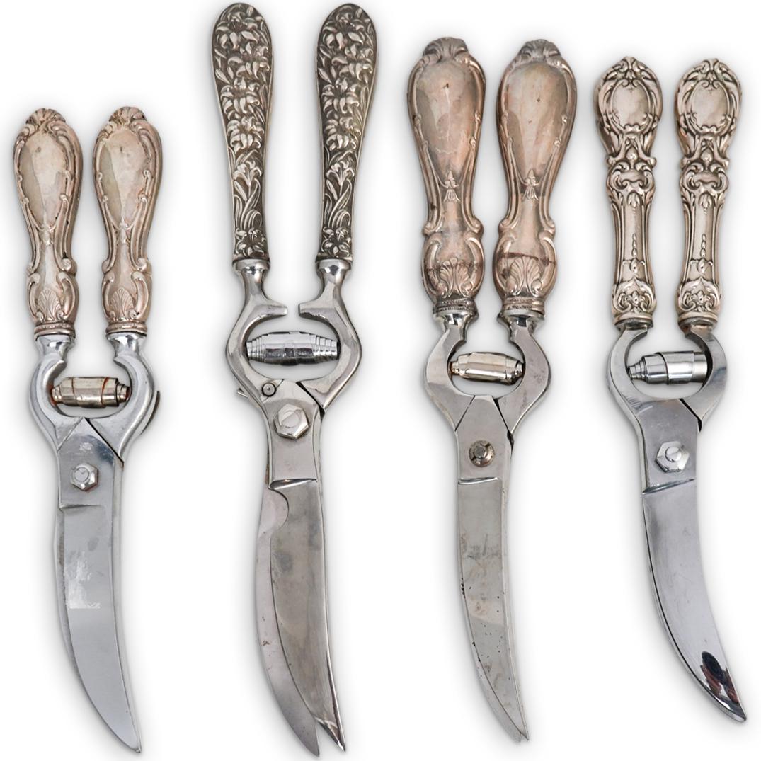 (4 Pc) Sterling Silver Sheers (1 of 5)