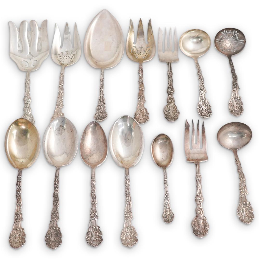 (14 Pc) Gorham "Versailles" Sterling Silver Flatware (1 of 10)