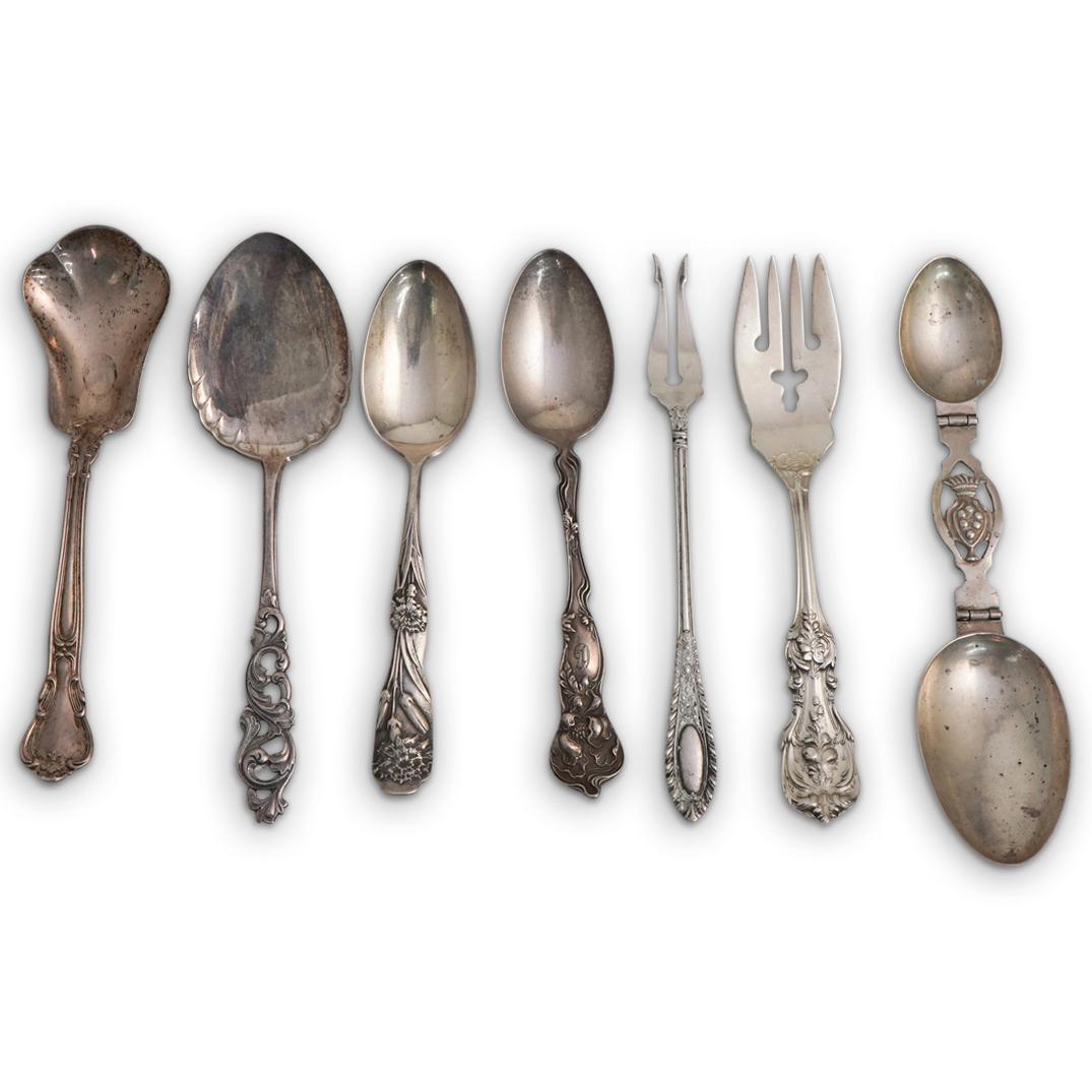 (7Pc) Sterling Flatware Grouping (1 of 9)