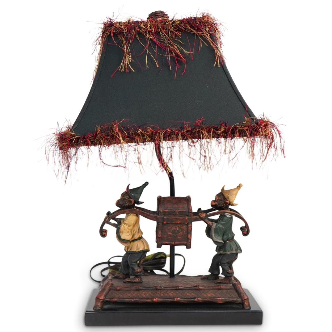 Exotic Vintage Monkey Desk Lamp (1 of 5)