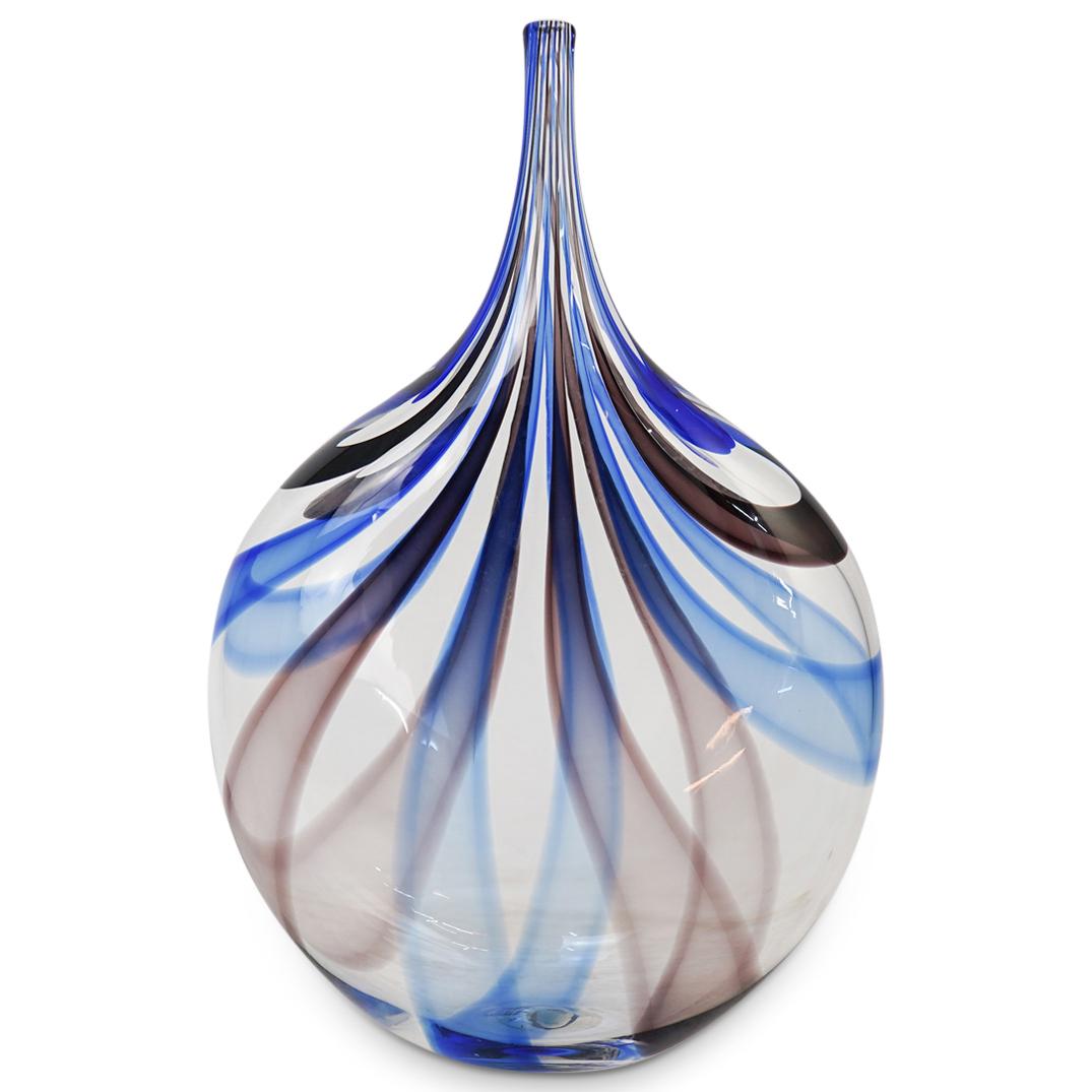 Signed Murano Glass Bud Vase (1 of 5)