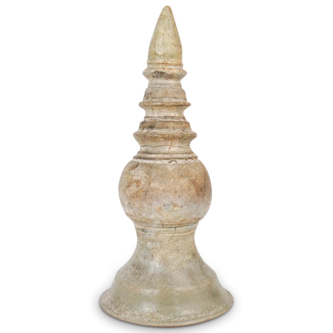 Ancient Khmer Pottery Finial (1 of 6)