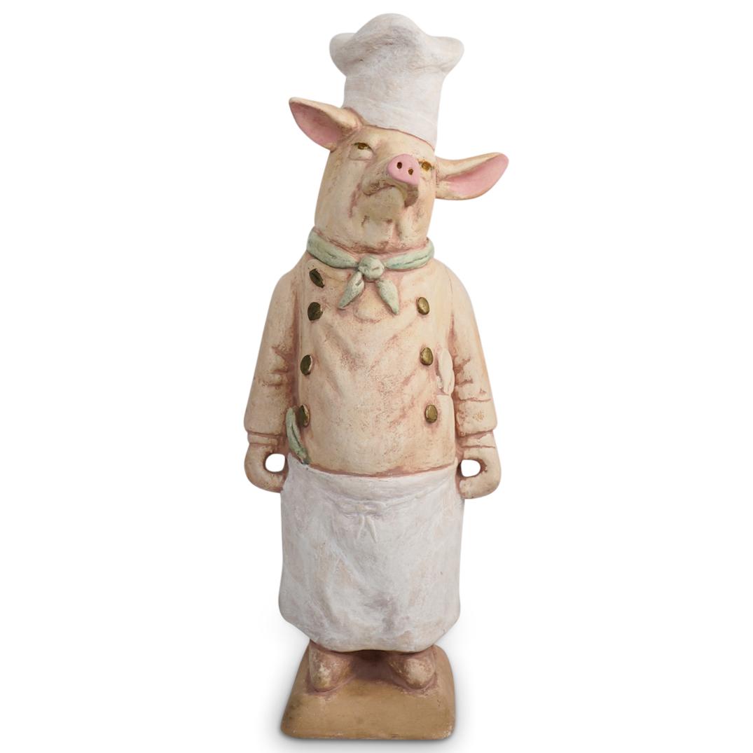French Ceramic Kitchen Pig Statue (1 of 8)