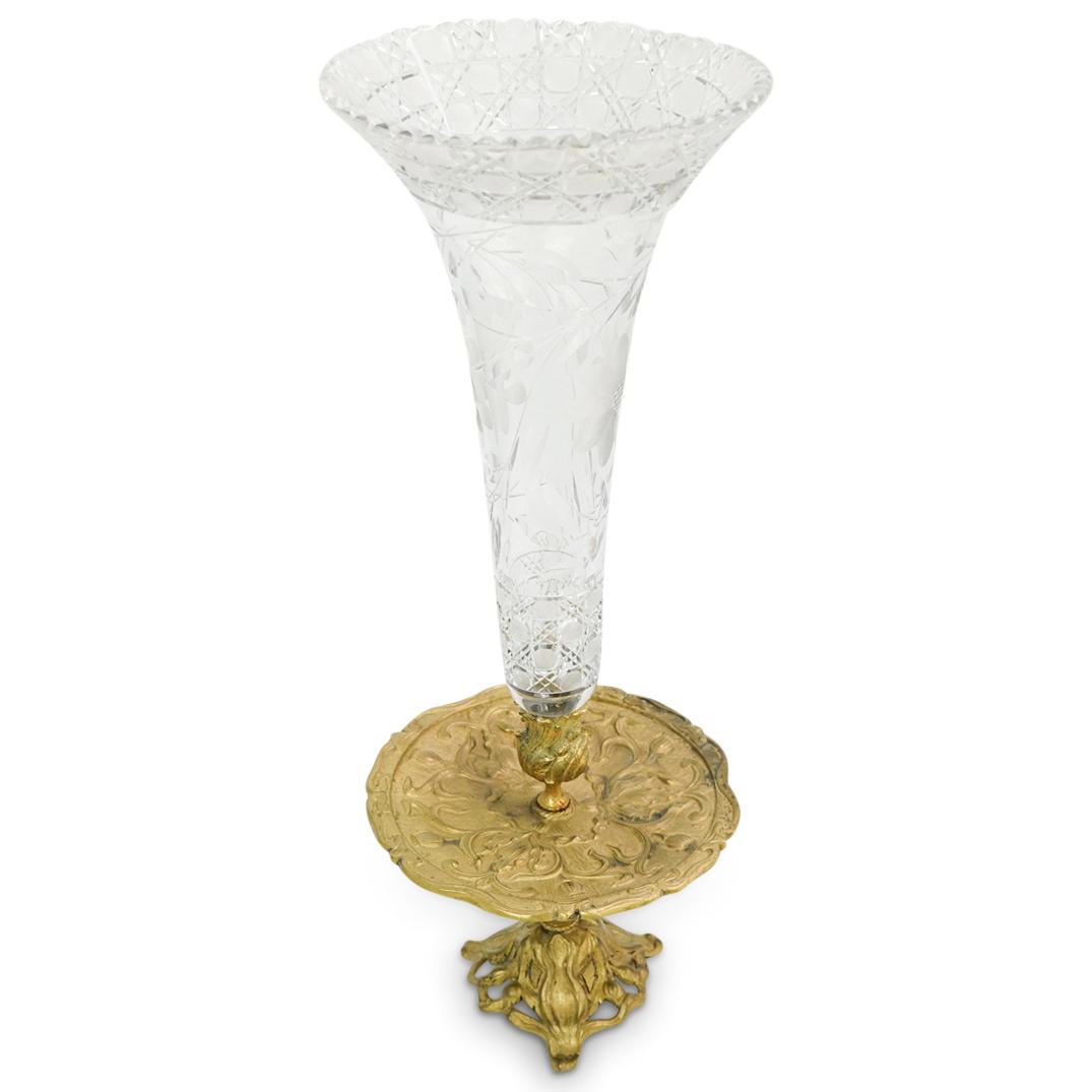 Antique Art Nouveau Style Centerpiece Large Vase (1 of 8)