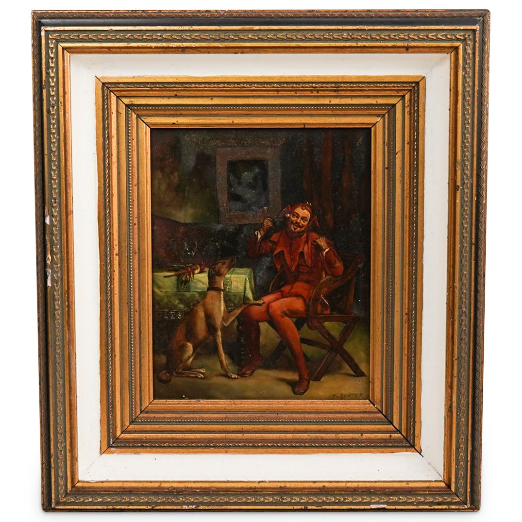 J. Bowyer Oil On Board Painting (1 of 5)