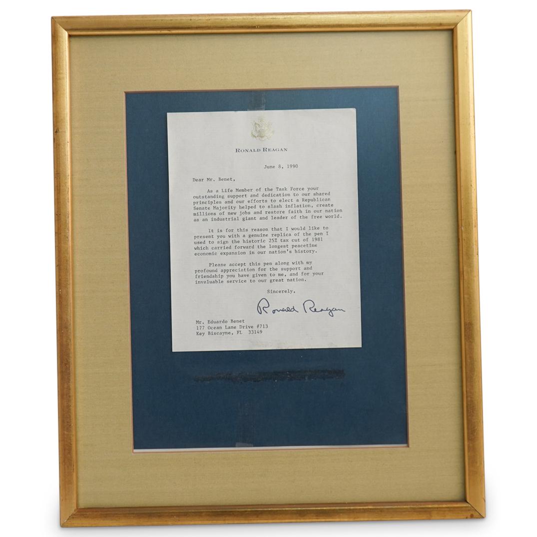 Ronald Reagan Presidential Signature (1 of 5)
