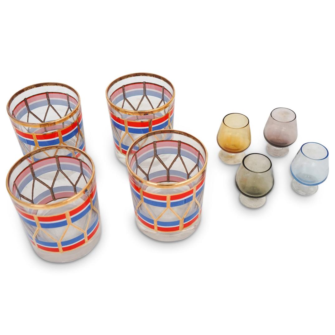 (8 Pc) Mid Century Barware Glasses Set (1 of 2)