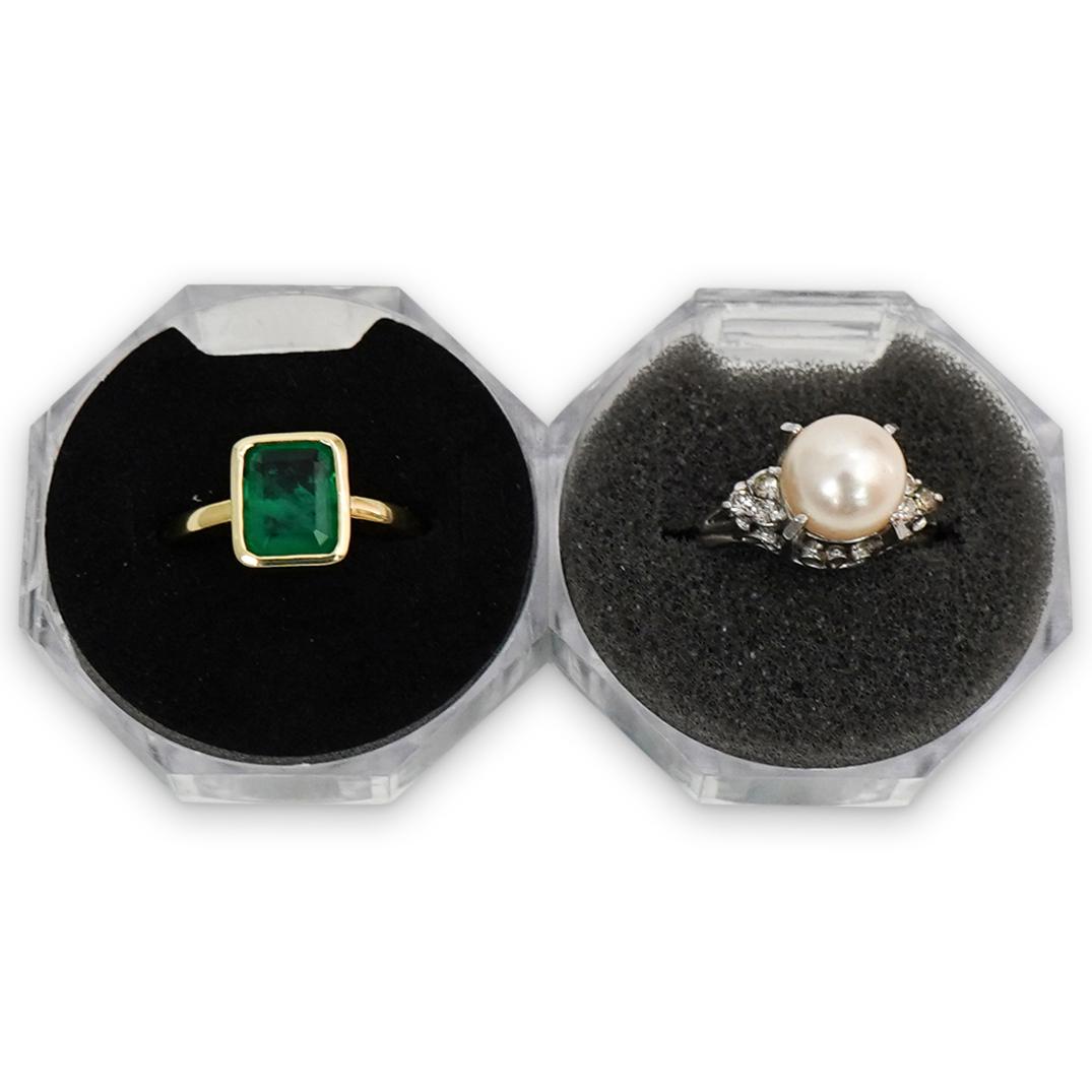 (2 Pc) Sterling Silver Rings (1 of 3)