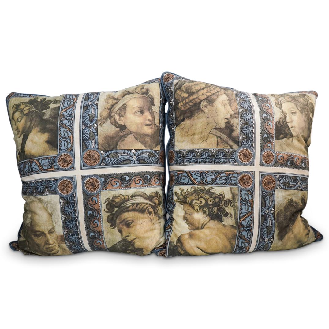 (2 Pc) Pair of Timney Fowler Decorative Pillows- Large (1 of 6)
