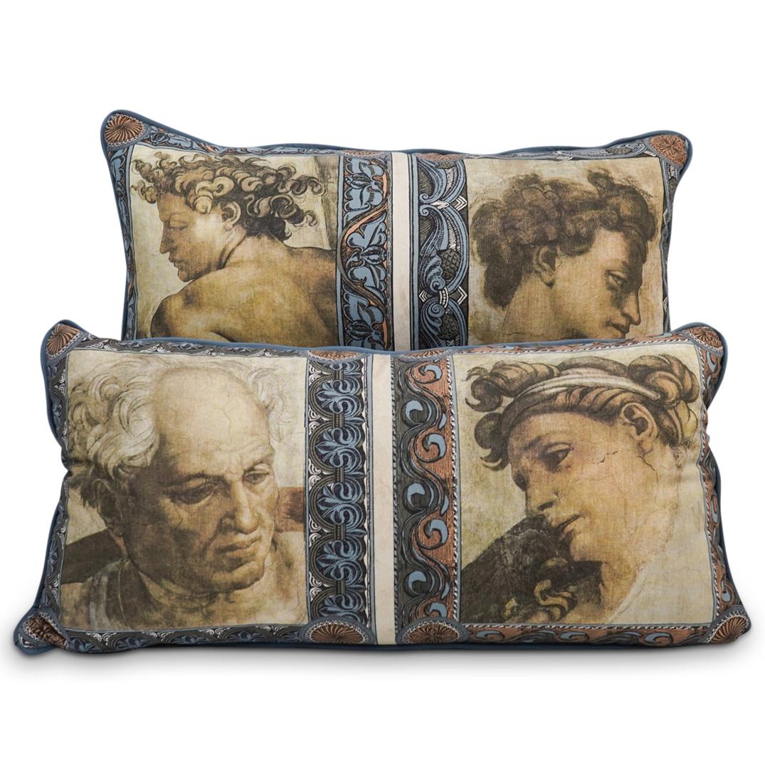 (2 Pc) Pair of Timney Fowler Kidney Pillows- Small (1 of 10)