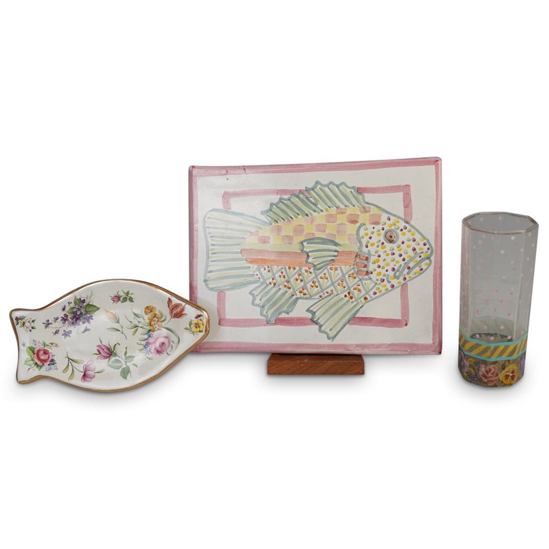 (3 Pc) Mackenzie Childs Misc Items (1 of 1)