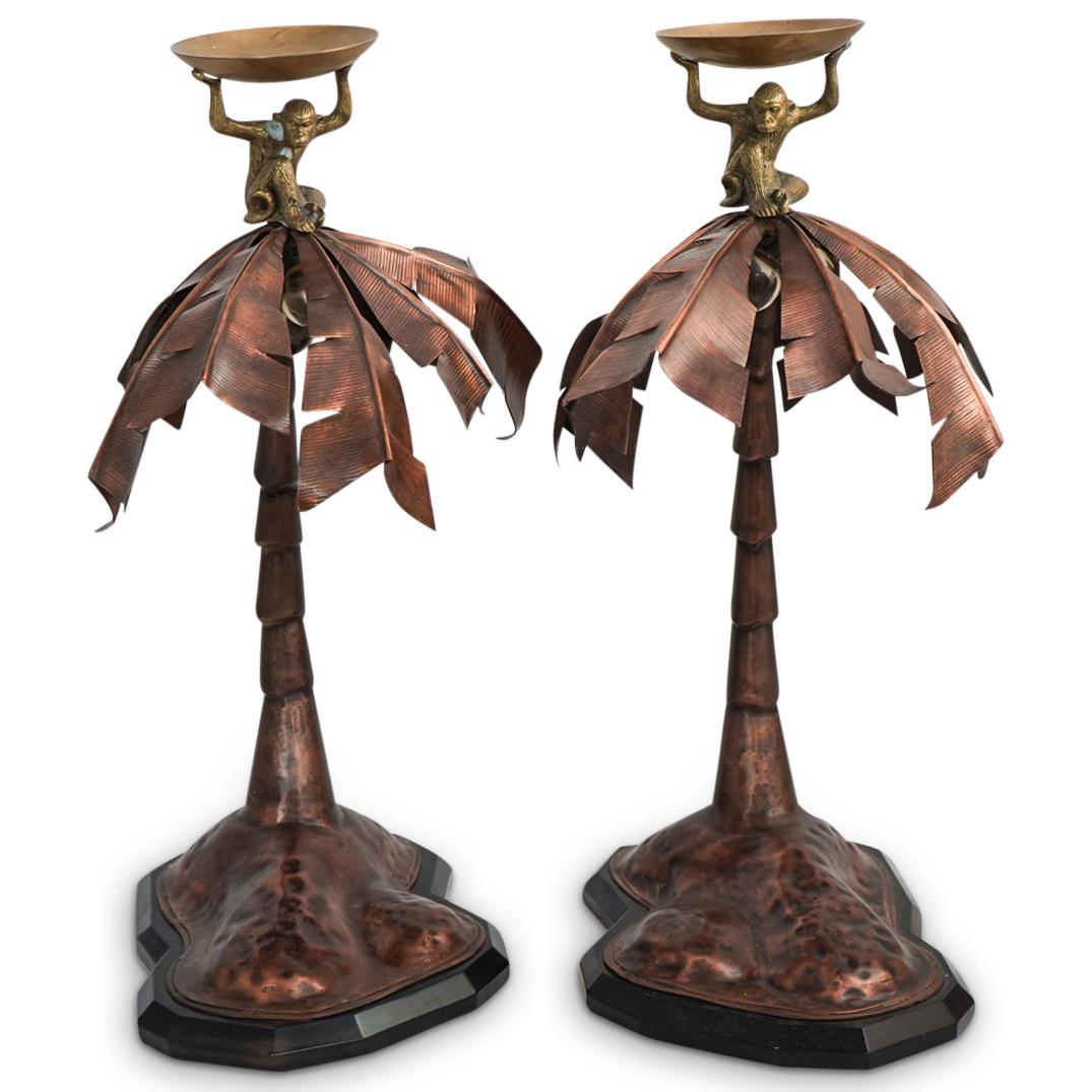 Pair of Designer Monkey Candle Holders (1 of 11)