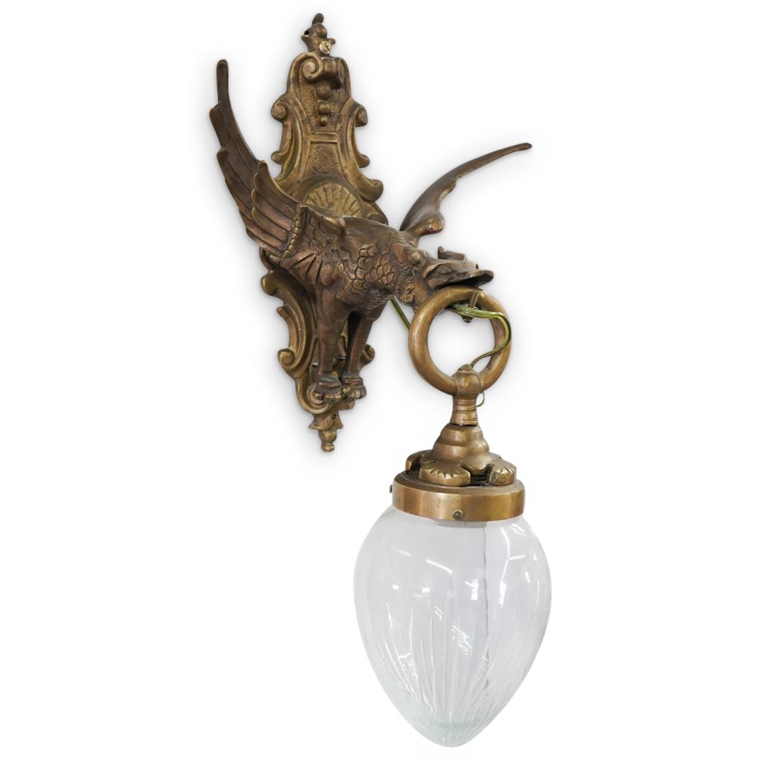 Bronze Figural Griffin Sconce (1 of 5)