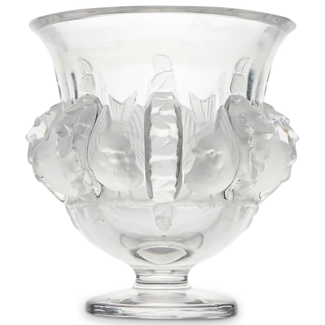 Lalique Crystal "Dampierre" Vase (1 of 2)