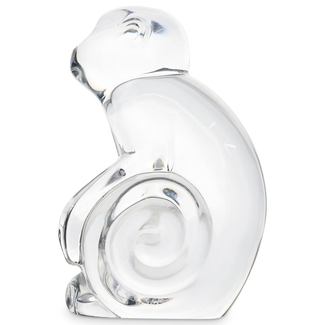 Val St. Lambert Crystal Monkey (1 of 4)