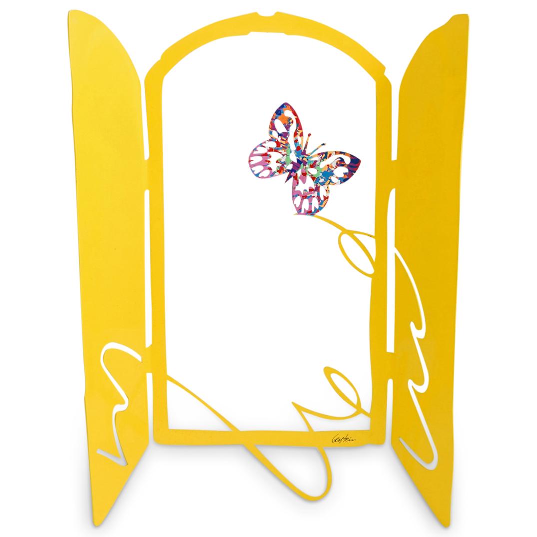 David Gerstein Steel "Yellow Window" Sculpture (1 of 4)