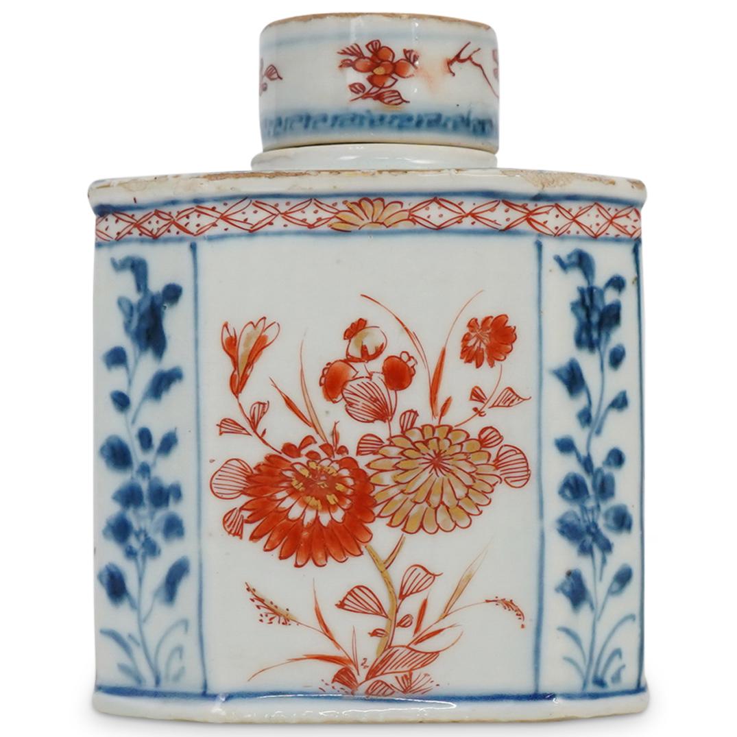Chinese Imari Porcelain Tea Caddy (1 of 4)