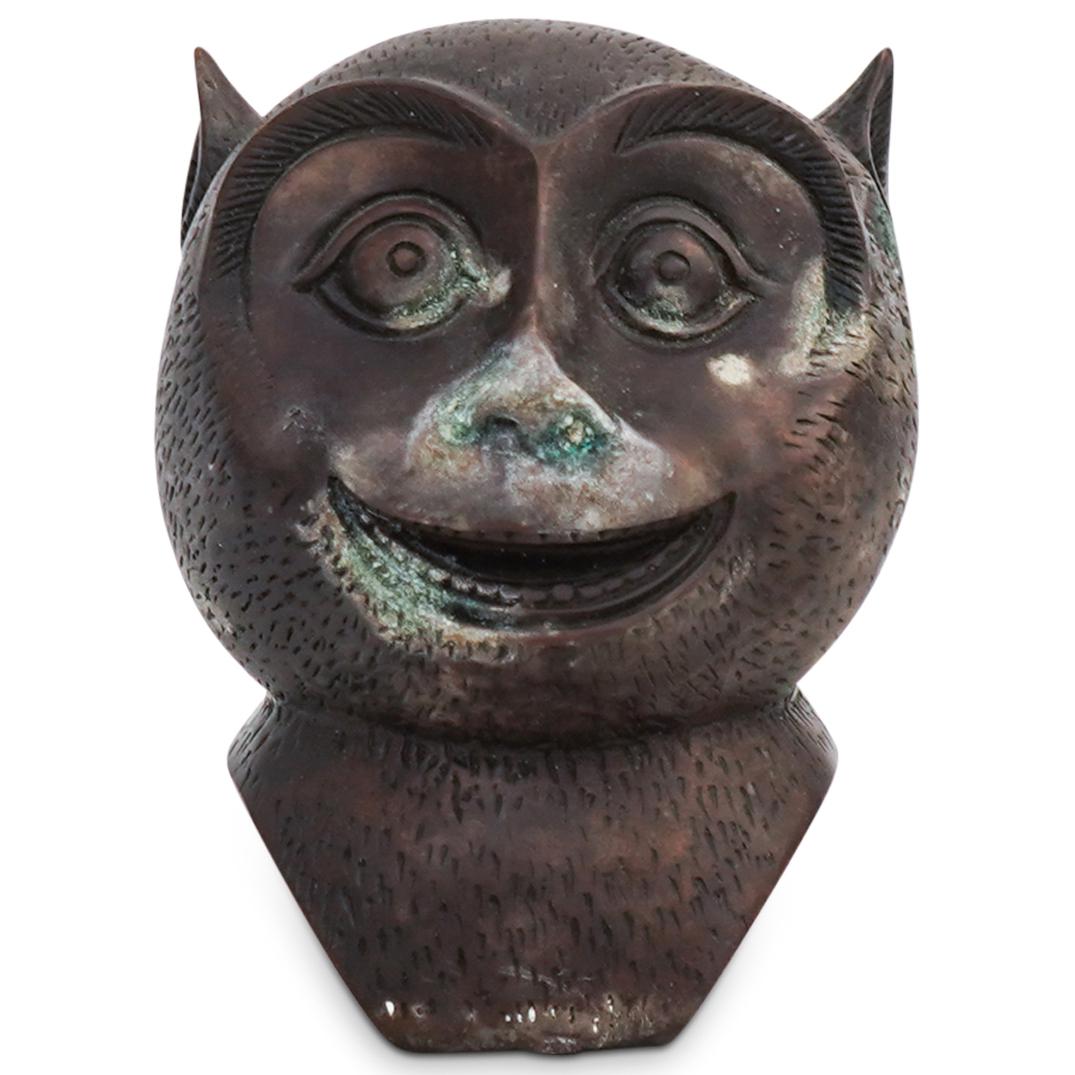 Chinese Bronze Monkey Head (1 of 5)