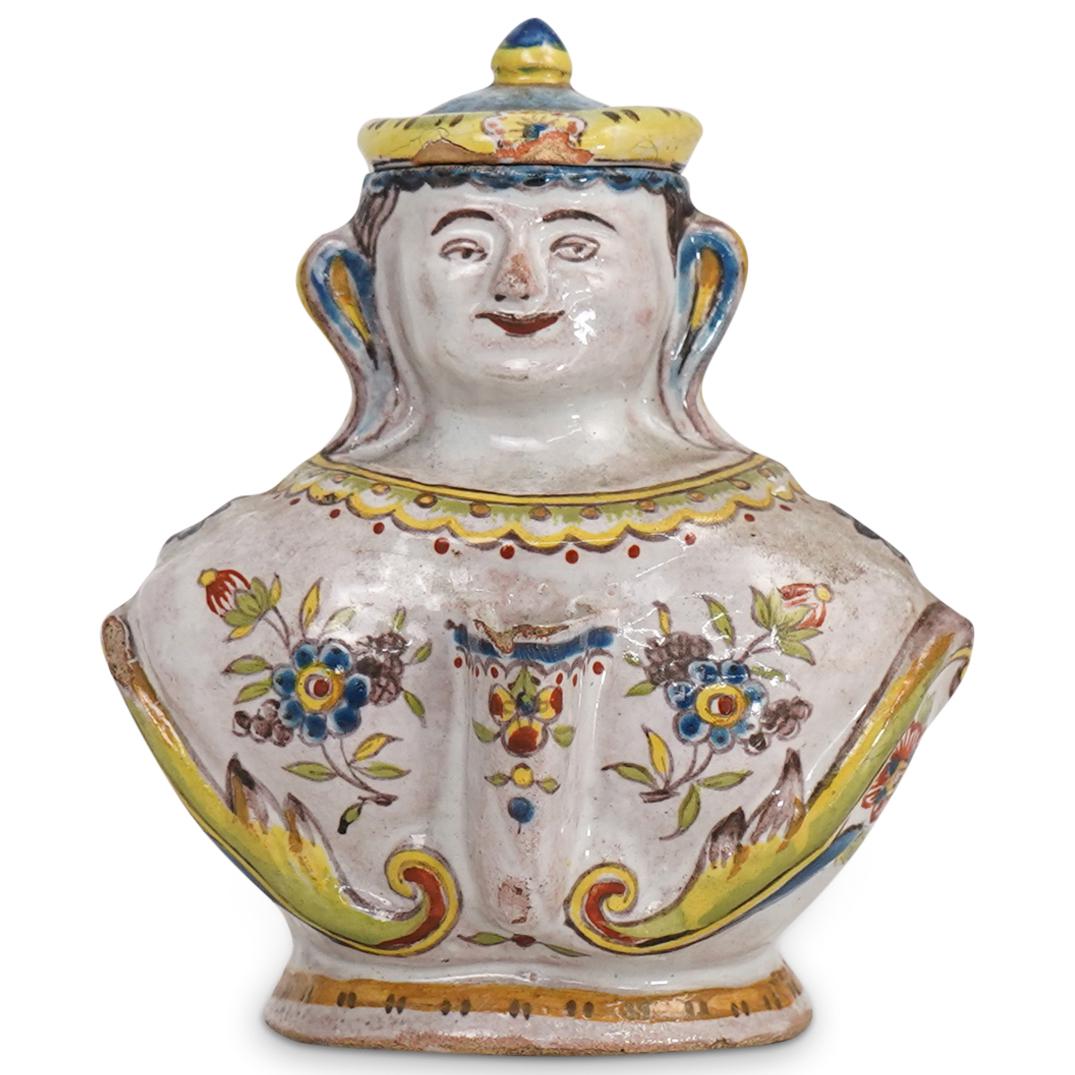 19th Cent. French Faience Pottery Creamer (1 of 4)