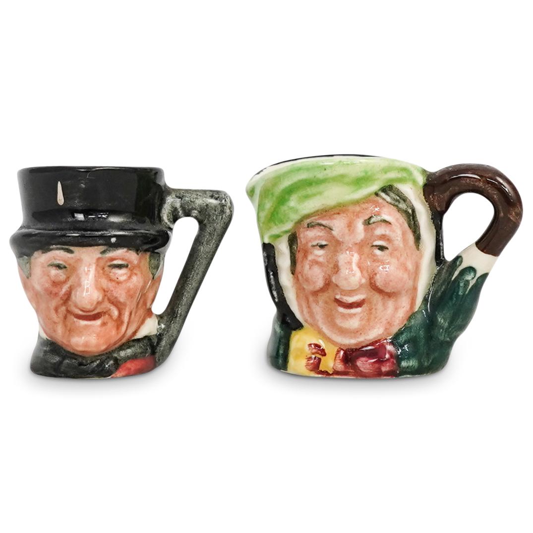 Pair of Miniature Royal Doulton Toby Jugs (1 of 5)