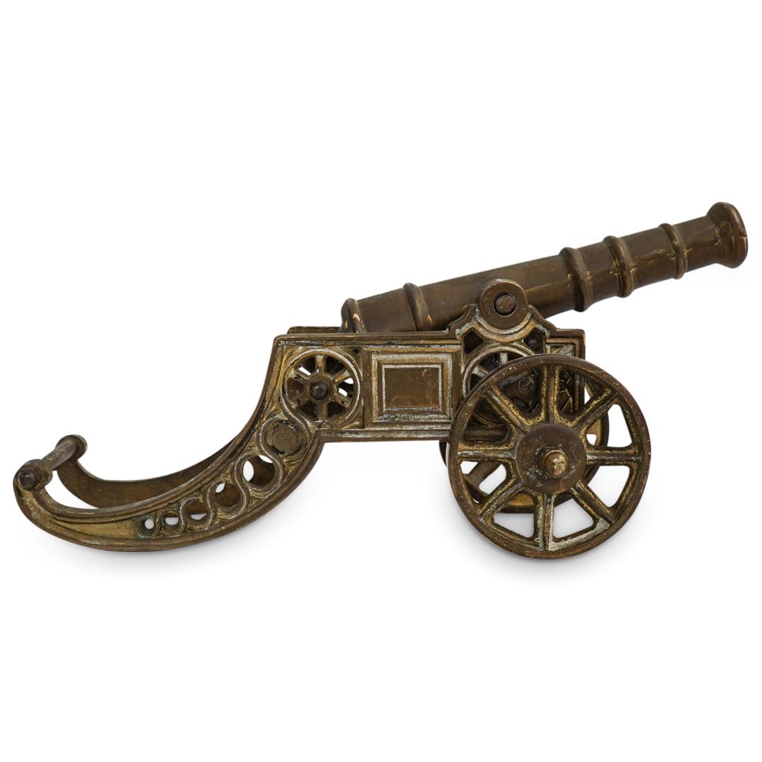 Victorian Solid Brass Cannon Miniature (1 of 8)