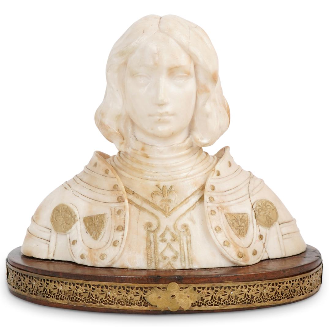 Alabaster Figural Bust (1 of 5)