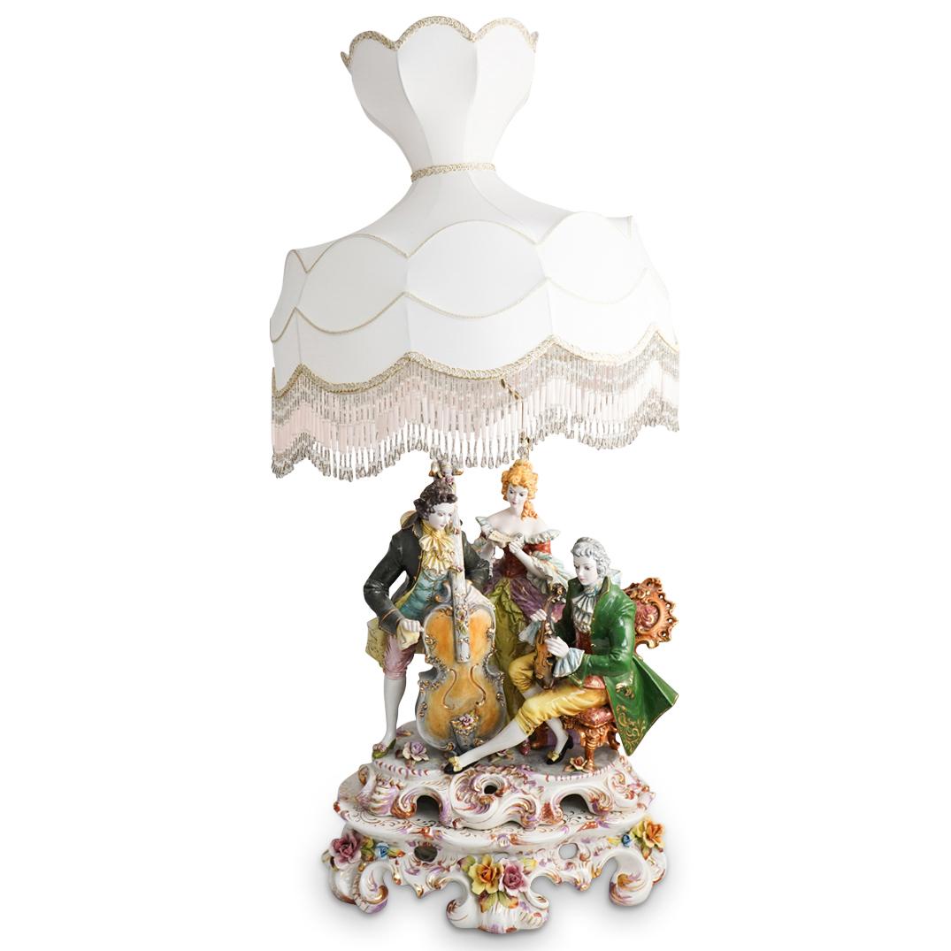 Capodimonte Porcelain Table Lamp (1 of 11)
