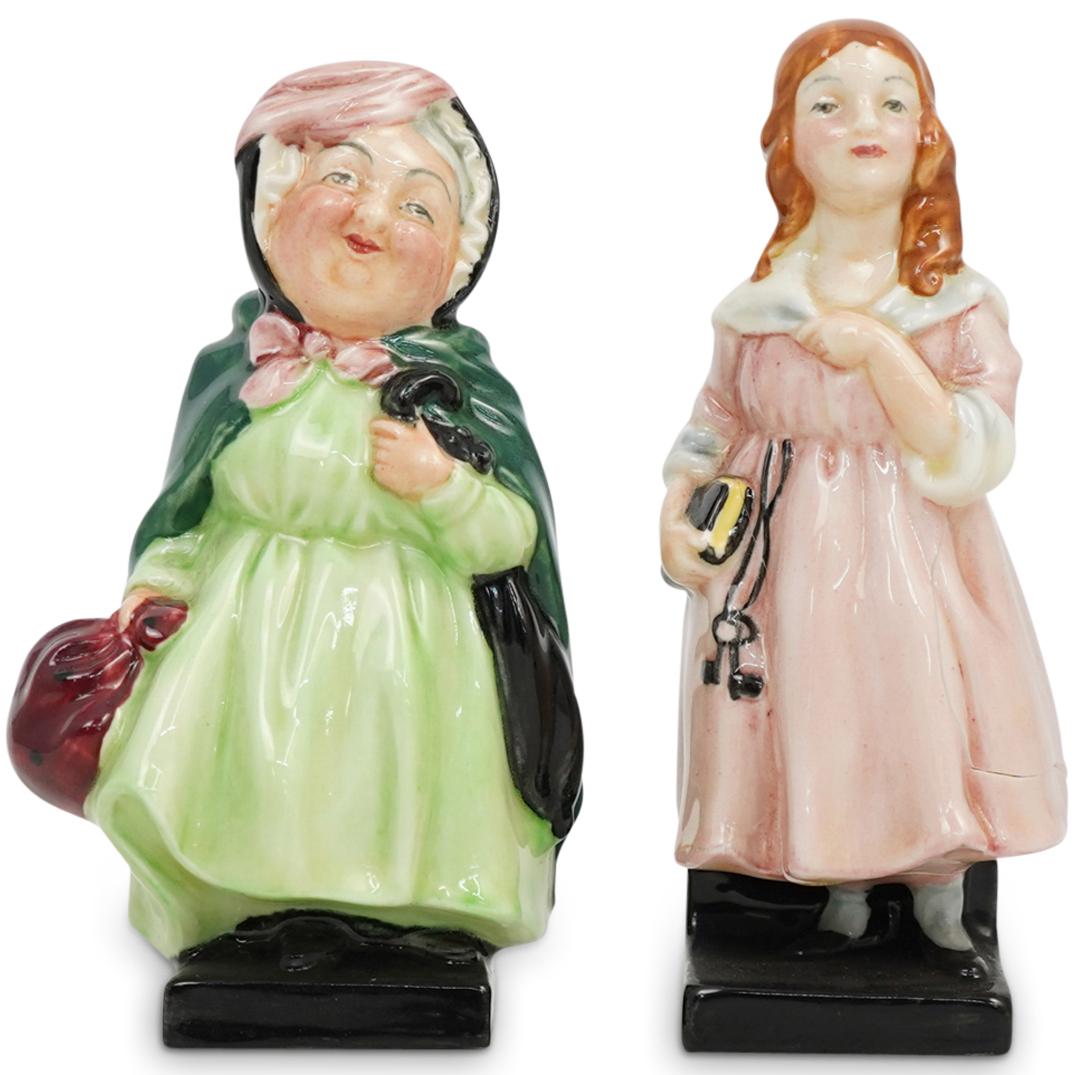 (3 Pcs) Porcelain Charles Dickens Miniature Figurines (1 of 6)