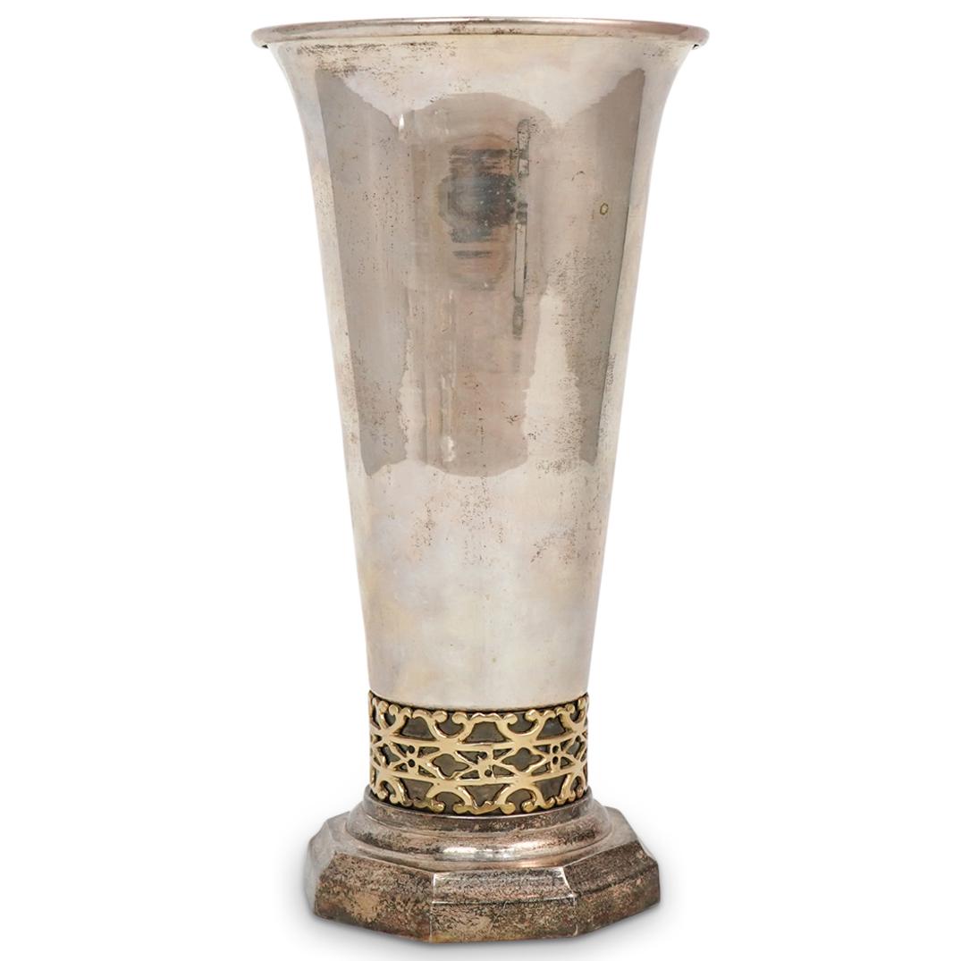 Antique French Silver Plated Vase (1 of 6)