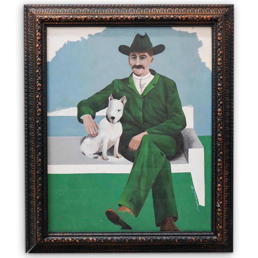 E. Doolittle Oil On Canvas Painting (1 of 4)