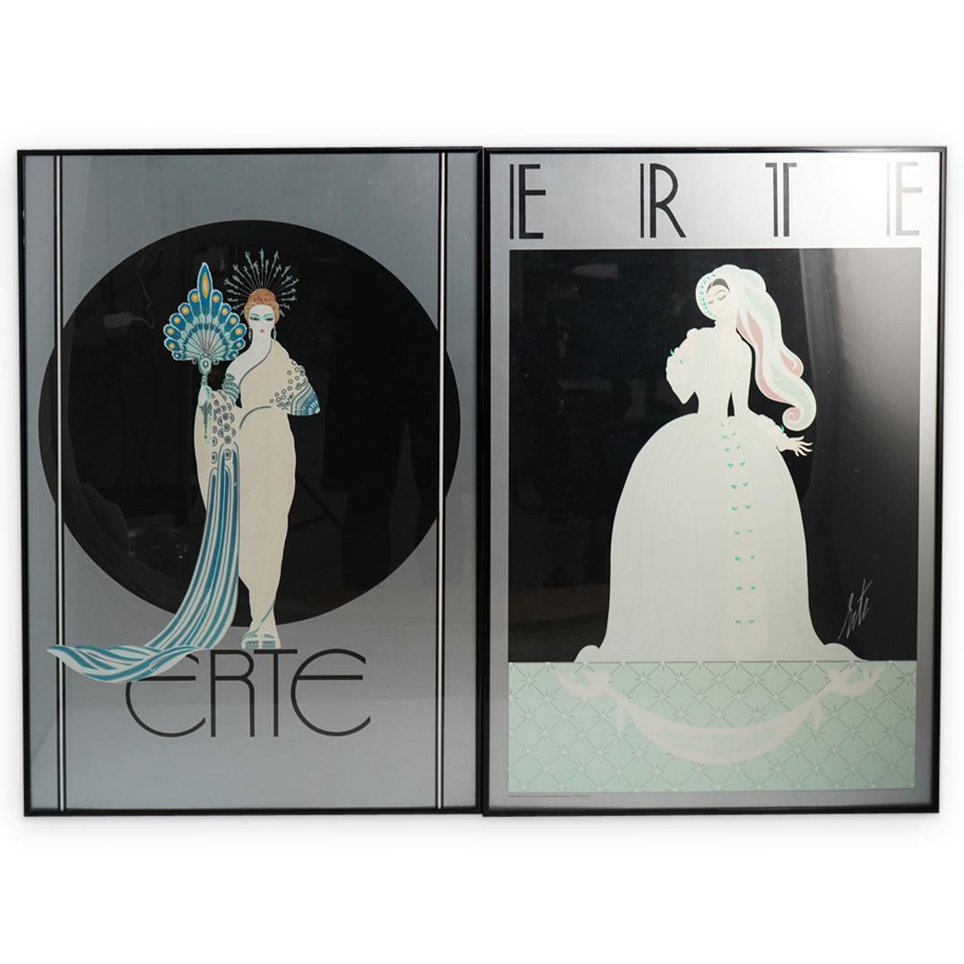 (2 Pc) Vintage Erte Posters (1 of 4)