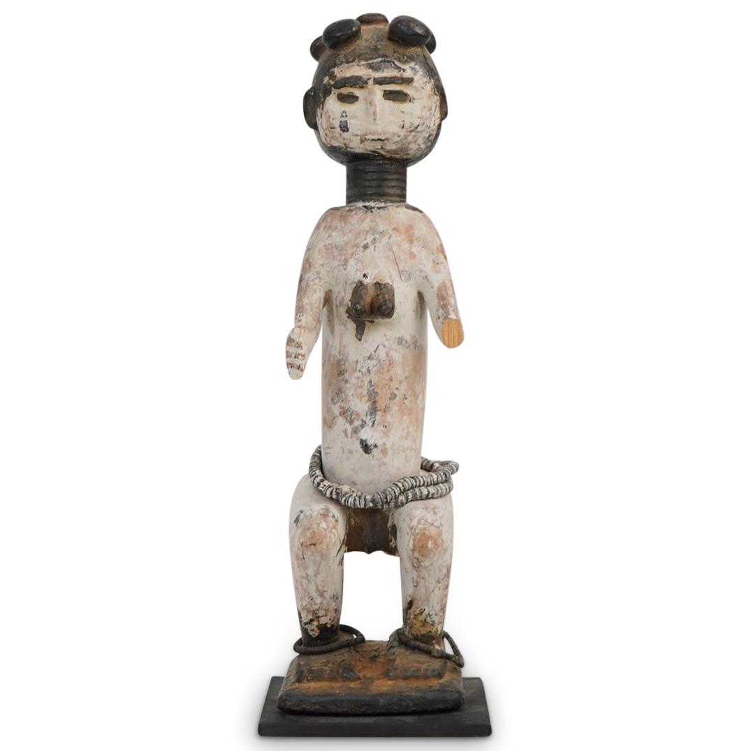 Antique African Baule Wooden Statue (1 of 8)