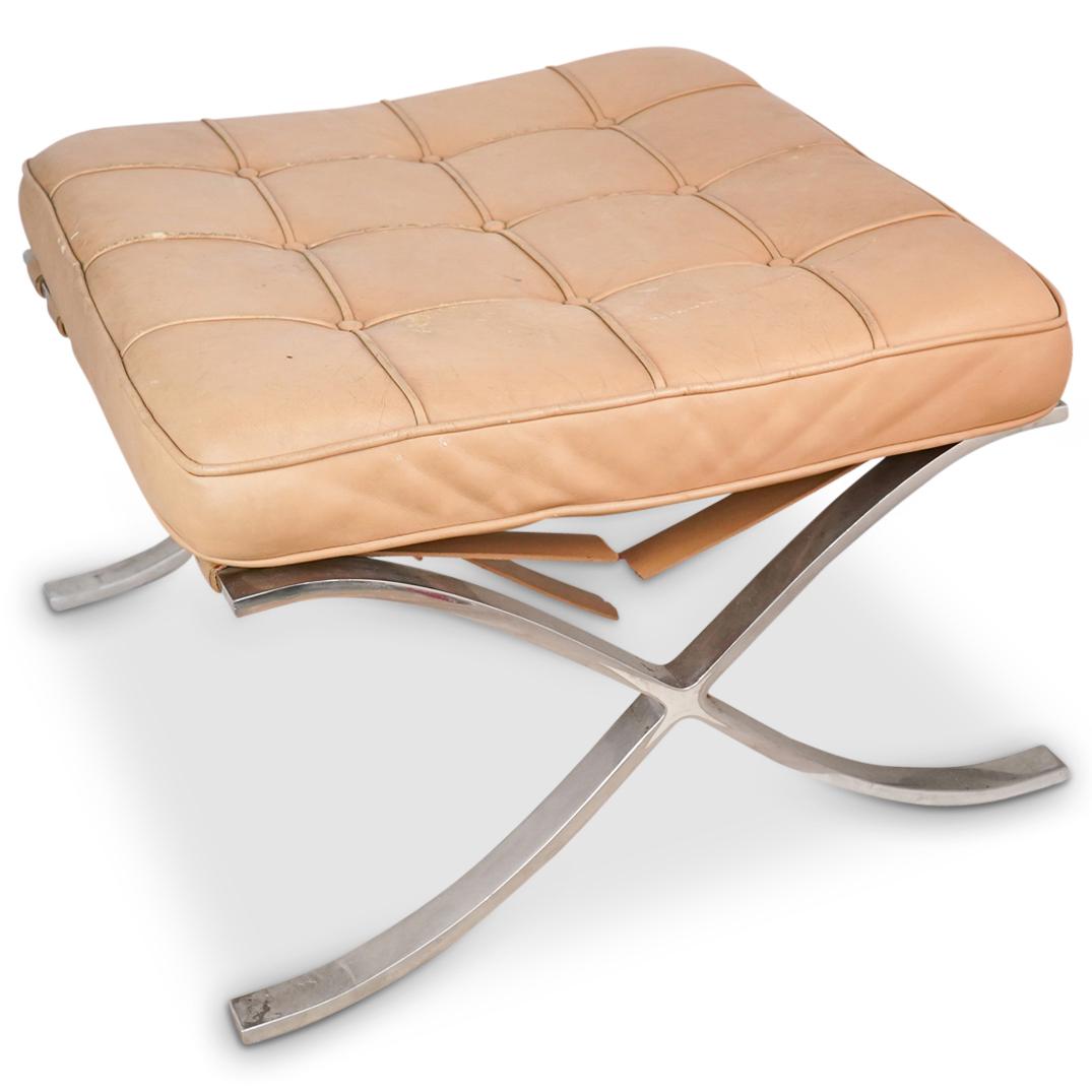 Mies Van Der Rohe Knoll Barcelona Leather Ottoman (1 of 7)